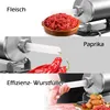 COSTWAY 4,8L Wurstfüller, Wurstmaschine inkl. 4 Fuellrohre Produktbild-Vorschau 4