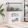 vidaXL Stojak pod akwarium biały 80x35x60 cm Materiał Podgląd zdjęcia produktu 8