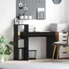 vidaXL Bureau Chêne noir 100 x 40 x 90 cm Bois composite Voir les images du produit 2