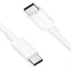 20W USB-C Ladegerät Weiß + 2m USB-C zu USB-C Kabel 60W Produktbild-Vorschau 3