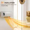 HOMCOM Wand Heizlüfter 2000W Keramik Wandheizgerät mit 3 Produktbild-Vorschau 6