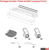 An illustration showing the components of a roof rack system. Anteprima dell’immagine prodotto