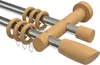 Interdeco Gardinenstange / Vorhangstange Edelstahl-Optik / Produktbild-Vorschau 1