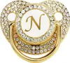 Ciuccio Baby Bling Golden clip lettera curva con Anteprima dell’immagine prodotto 3