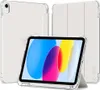 A clear protective case for an iPad is shown, with the iPad displaying a colorful wallpaper. Another iPad case is visible in the background. Anteprima dell’immagine prodotto