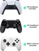 A collage of three different game controllers with text labels. Voir les images du produit