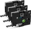 Phomemo 3x TZe-335 12mm Schwarz Schriftband kompatibel für Produktbild-Vorschau 1