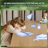 FLEXISPOT massief eikenhouten tafelblad, 140x80 cm, 18 mm Productafbeelding-voorbeeld 4