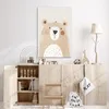 Leinwand Bilder 60x90 cm - Kinder Beige - Bär, Bilder Produktbild-Vorschau 4