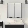 vidaXL Spiegelkast, zwart, eikenlook, 64 x 20 x 67 cm Productafbeelding-voorbeeld 4