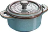 Staub Mini Cocotte Round  4 pcs. - 200ml  Antique Turquoise Náhled obrázku produktu 2