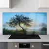Coloray Küchenrückwand 140x70 Spritzschutz aus Glas - Baum Produktbild-Vorschau 2