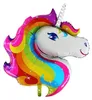 Palloncino in foil a forma di testa di unicorno Mini - 30 Anteprima dell’immagine prodotto 2