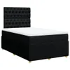 Boxspringbett mit Matratze Schwarz 120x200 cm Stoff Produktbild-Vorschau 1