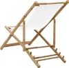 vidaXL Chaise longue bambou et toile Voir les images du produit 3
