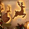 7 pièces de décoration murale pour Noël, éclairées et avec Voir les images du produit 2