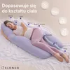 ELONEO Seitenschläferkissen mit Bezug, Stillkissen, Podgląd zdjęcia produktu 8