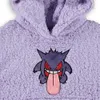 Pokémon Kapuzenpullover Damen Gengar - Teddy lila XXL Produktbild-Vorschau 7