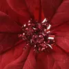 Weihnachtsstern Blume auf Clip 24cm rot Produktbild-Vorschau 2