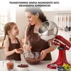 Snack Coater für KitchenAid Tilt-Head Stand Mixer, 0,9-1,3 kg, Edelstahl Anteprima dell’immagine prodotto