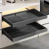 2 x Schwarz Teleskopschublade Küchenschrank Ausziehbare Produktbild-Vorschau 8