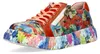 Laura Vita Damen Sneaker Plateau Floral Reißverschluss Produktbild-Vorschau 2