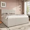 Letto imbottito, 140x200cm, letto matrimoniale, letto Anteprima dell’immagine prodotto 4
