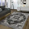 TT Home Wohnzimmer Teppich Kurzflor Used Look Ornamente Produktbild-Vorschau 1