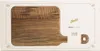 A wooden cutting board with a handle, presented in its packaging. Anteprima dell’immagine prodotto