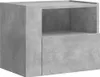 vidaXL Wand-Nachttisch Betongrau 45x30x35 cm Produktbild-Vorschau 2