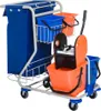 Wózek do sprzątania HOMCOM z 2 wiadrami 18 l i 2 wiadrami 6 Podgląd zdjęcia produktu 1