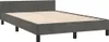 vidaXL Struttura letto senza materasso grigio scuro 120x200 Anteprima dell’immagine prodotto 3