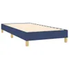 Boxspringbett mit Matratze Blau 90x190 cm Stoff Produktbild-Vorschau 3
