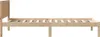 Estructura de cama marrón de vidaXL, 90 x 190 cm, madera Vista previa de la imagen del producto 6