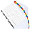 Exacompta 10x Register numerisch Karton 160g/qm 31 Taben Produktbild-Vorschau 3