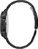 Side view of a black Guess men's chronograph watch. Náhled obrázku produktu
