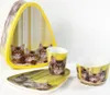 3 teiliges Color Design Frühstücksset Katzenbabys Katze by Produktbild-Vorschau 1