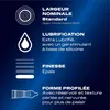 Diagrams and text describing features of Durex Orgasm Intense Condoms. Náhľad obrázku produktu