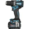 A cordless drill with a battery pack attached, shown against a white background. Produktbild-Vorschau