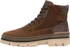 A side view of a brown leather boot. Anteprima dell’immagine prodotto