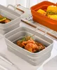 INF Zusammenklappbare quadratische Silikonform für Airfryer Produktbild-Vorschau 6