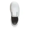 A top-down view of a white slip-on shoe. Produktbild-Vorschau