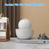 Mini Keramik-Zimmerbrunnen – Tischbrunnen und Produktbild-Vorschau 5