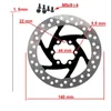 2er Set Bremsscheibe schwarz 120mm 6 Loch Segway Ninebot Produktbild-Vorschau 2