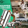 French Press – Edelstahl Kaffeebereiter mit Holzelementen – Produktbild-Vorschau 4