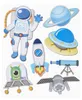 HobbyFun 3D Stickers XXL Space travel, Mehrfarbig Produktbild-Vorschau 2