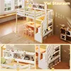 Flieks Etagenbett 90x200cm mit Led, Kinderbett mit Produktbild-Vorschau 6