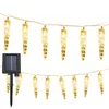 Peviasot 10M LED Eisregen Lichterkette LED Solar Eiszapfen Produktbild-Vorschau 8