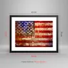 Gerahmtes Poster - Schwarzer Rahmen - Amerika Flagge Produktbild-Vorschau 5