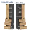 Armoire, armoire vestiaire, armoire polyvalente avec 3 Voir les images du produit 2